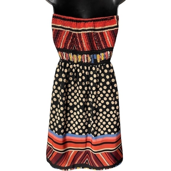 MM Couture Junior XS Dress Miss Me Revolve Strapless Bustier Bodice Elastic Back - Picture 5 of 11